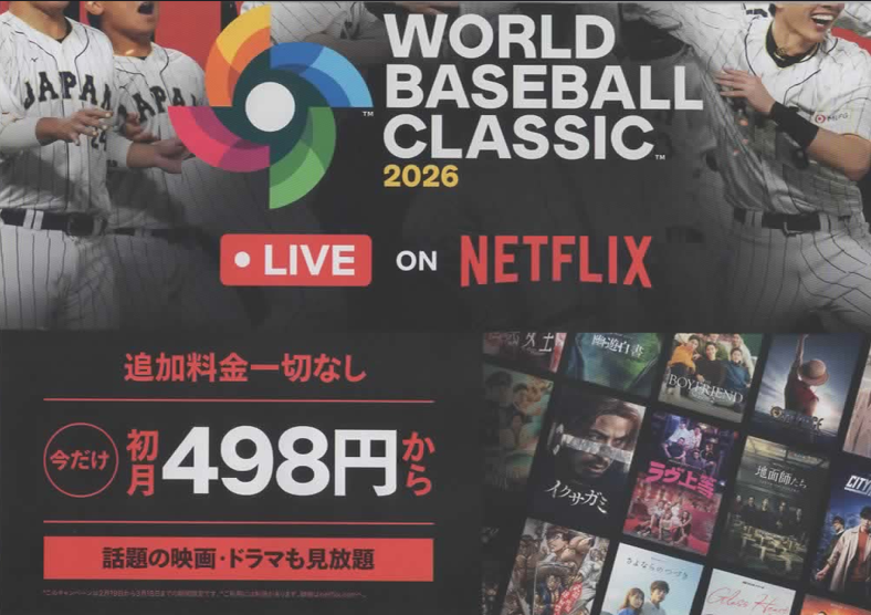 『Netflix（ネットフリックス）』新聞折込チラシ