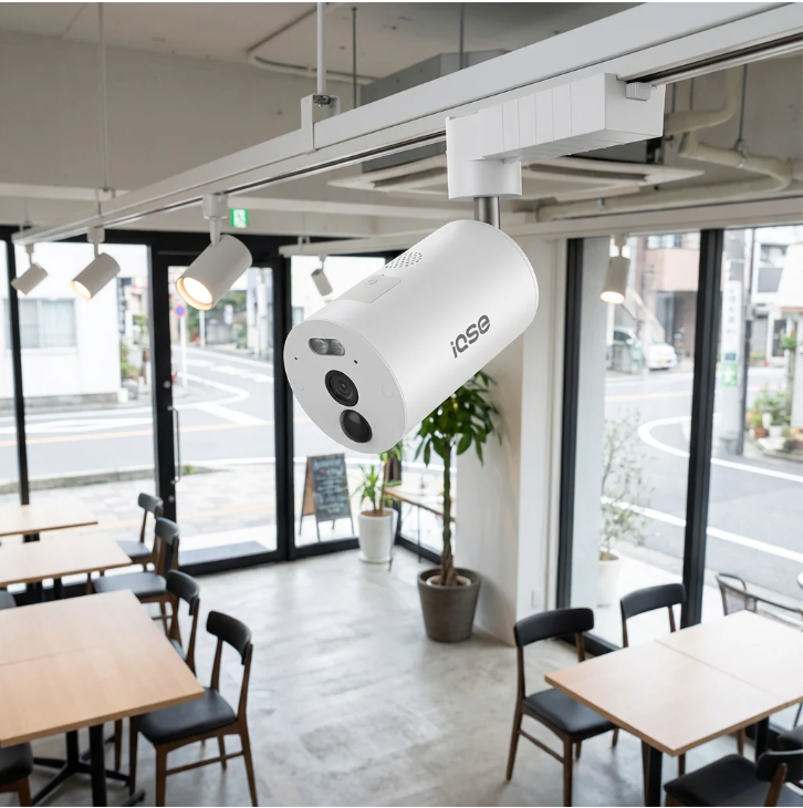 「ライティングダクトレール取付用防犯カメラ（IQSE-G1）」製品紹介